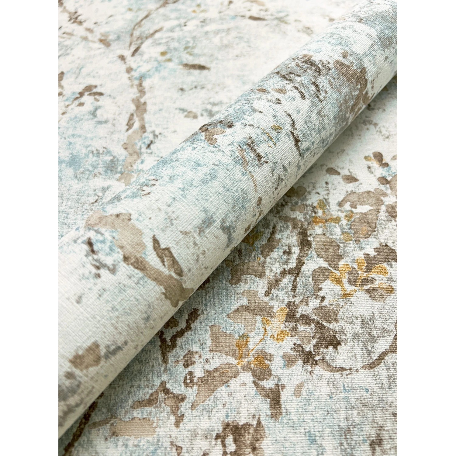 Newroom Vliestapete Inaya Blue Blätter Floral FSC® günstig online kaufen