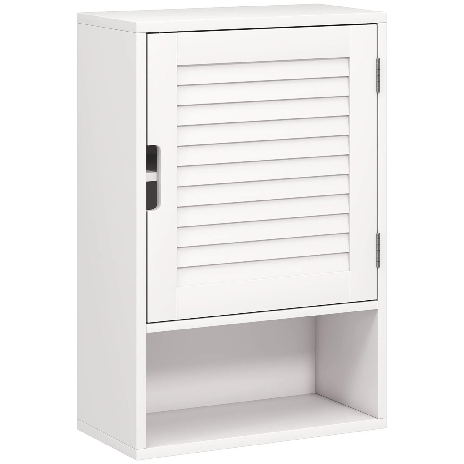 HOMCOM Wall Cabinet MDF 40L x 20B x 60H cm Weiß
