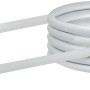 Weißes Schwaiger CAT 6 Netzwerkkabel, 5 m, mit RJ45 Stecker für Netzwerktechnik.