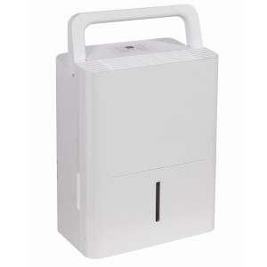 Comfee Luftentfeuchter MDDN-10DEN7, weiß, mit Tragegriff und LED-Display.