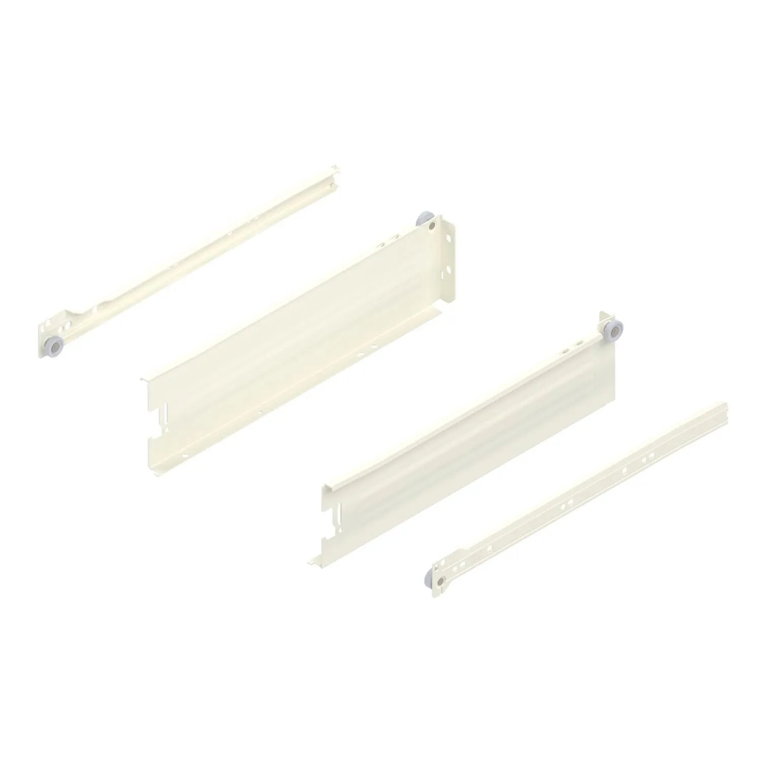 Blum Zarge Metabox M 320 Schraubversion Teilauszug Nennlänge 350 mm Cremeweiß