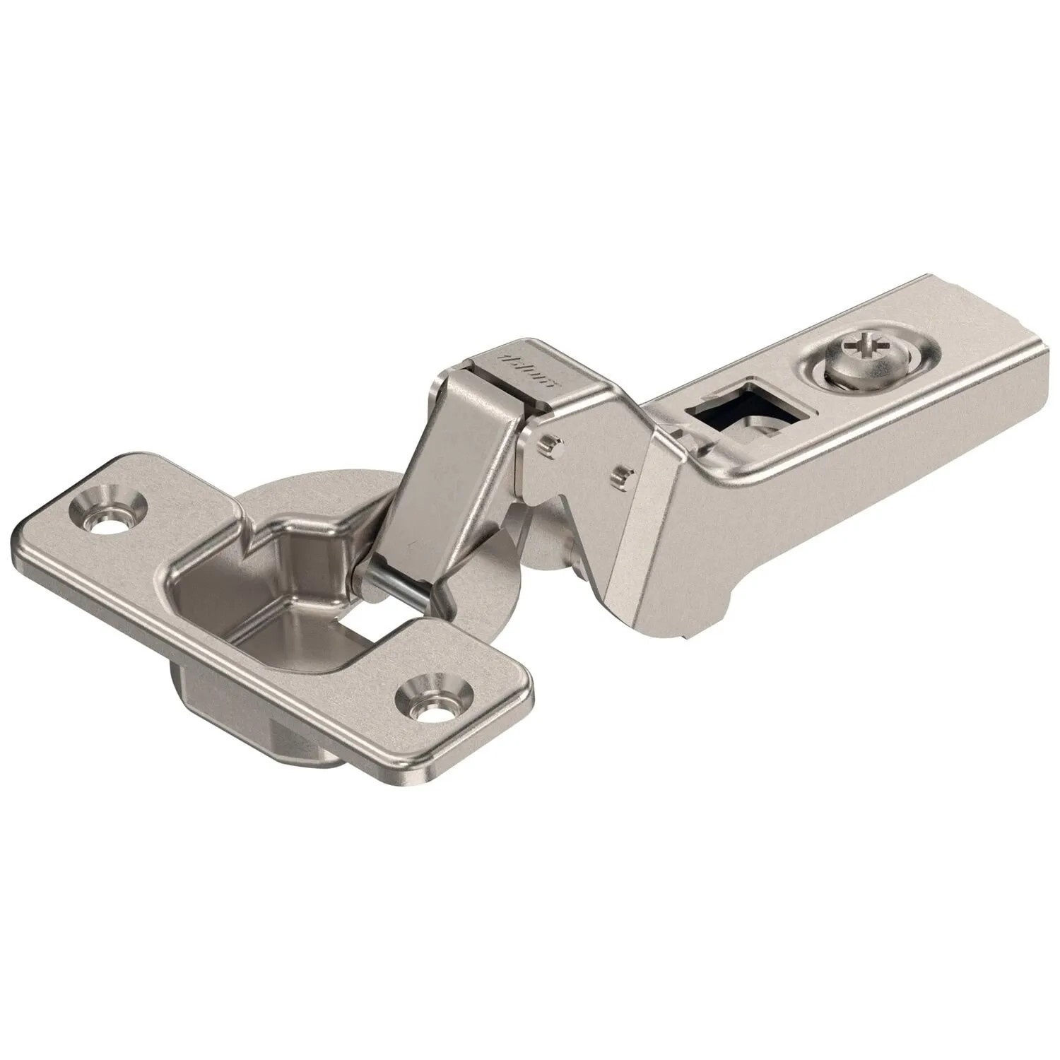 Blum Standardscharnier Clip 100 Grad 18 mm Gekröpft mit Feder Schrauben