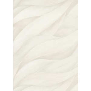 Weiße Erismann Vliestapete Casual Chic mit Wellenmuster, 10,05x0,53m. Dekorative Tapete für Wohnräume.