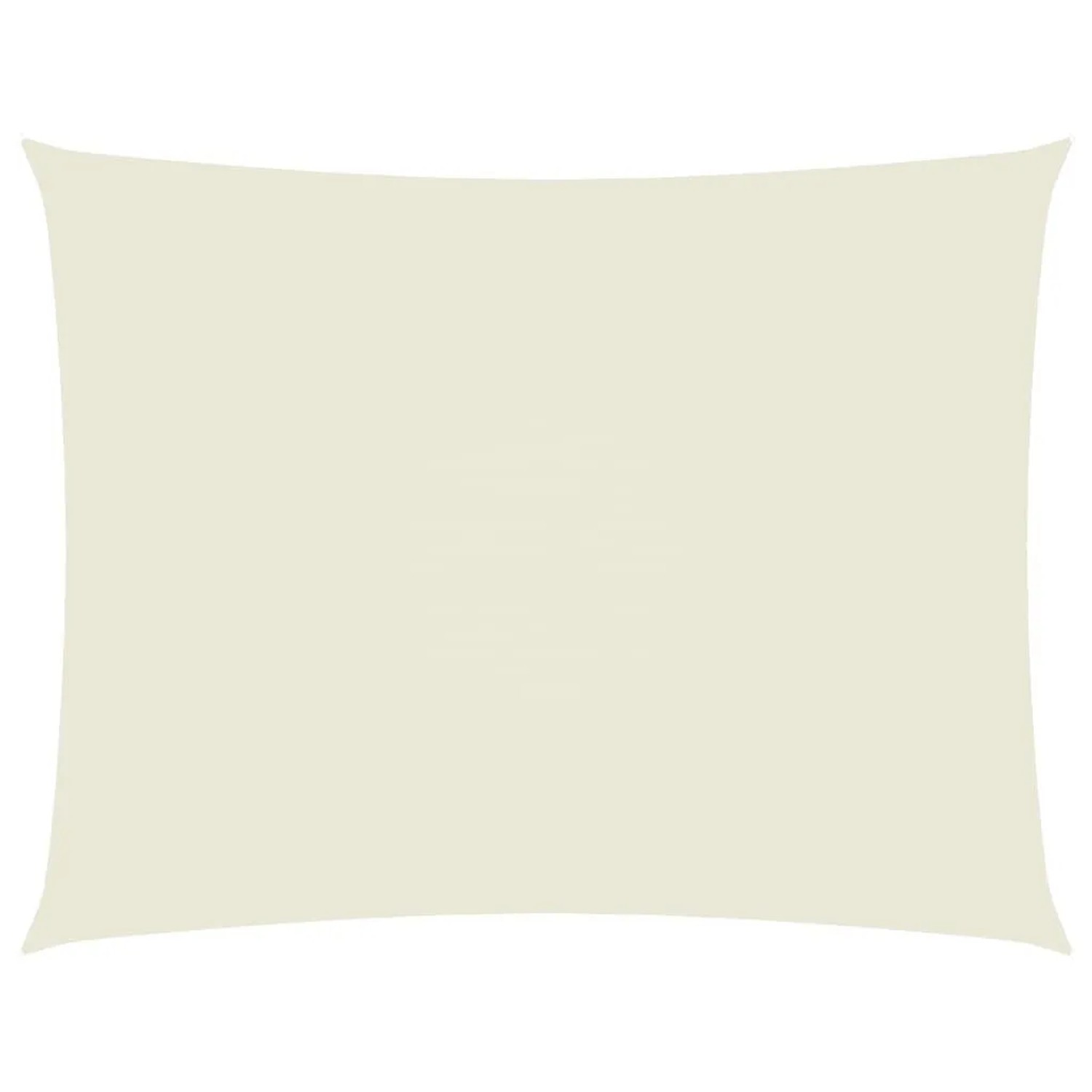 Furnicato Sonnensegel Oxford-gewebe Rechteckig 25x4 M Creme