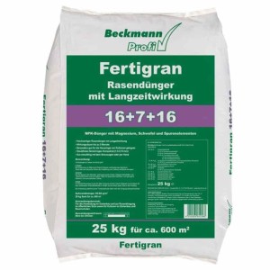 Beckmann&Brehm Mineralischer Rasendünger Langzeitwirkung 25kg NPK