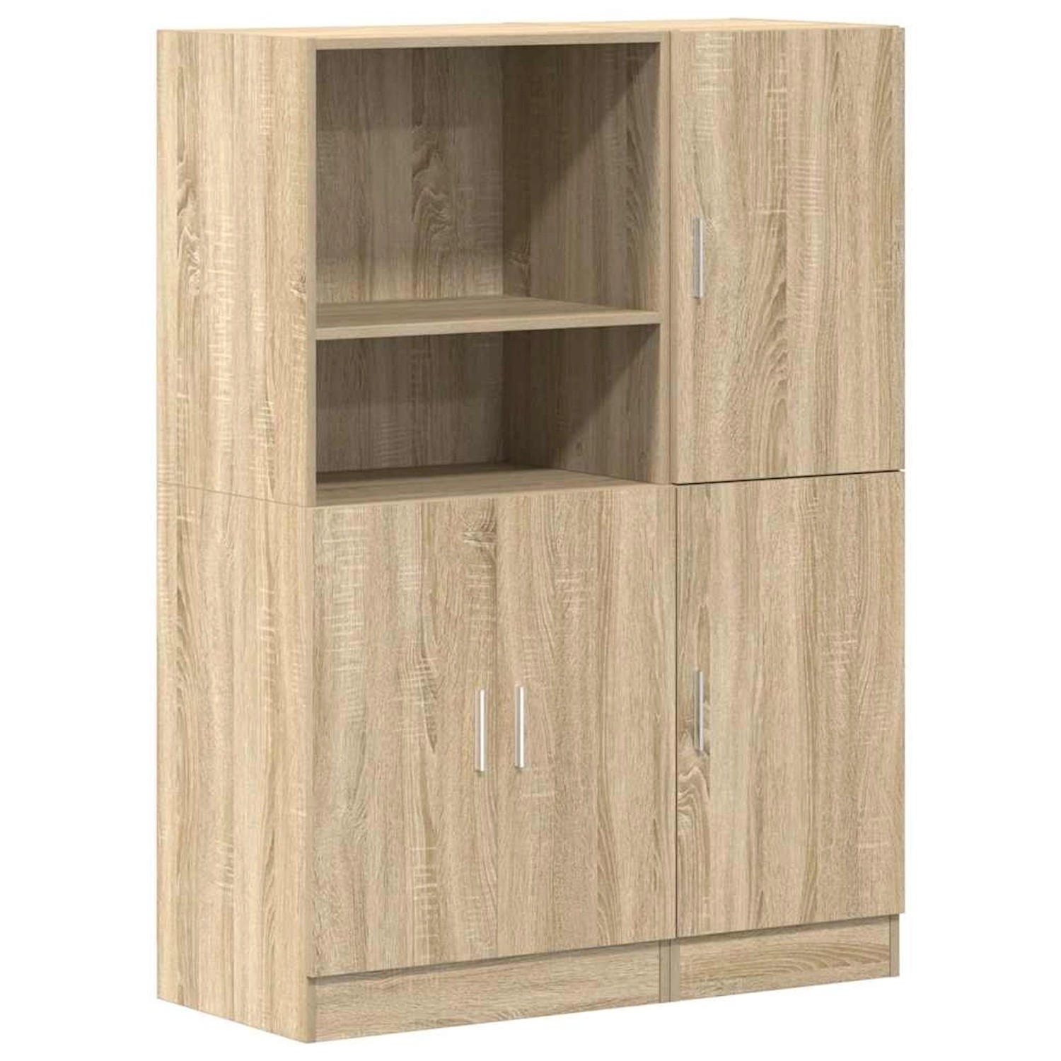 vidaXL 2-Tlg Küchenschrank-Set Sonoma-Eiche Holzwerkstoff 3324144 günstig online kaufen