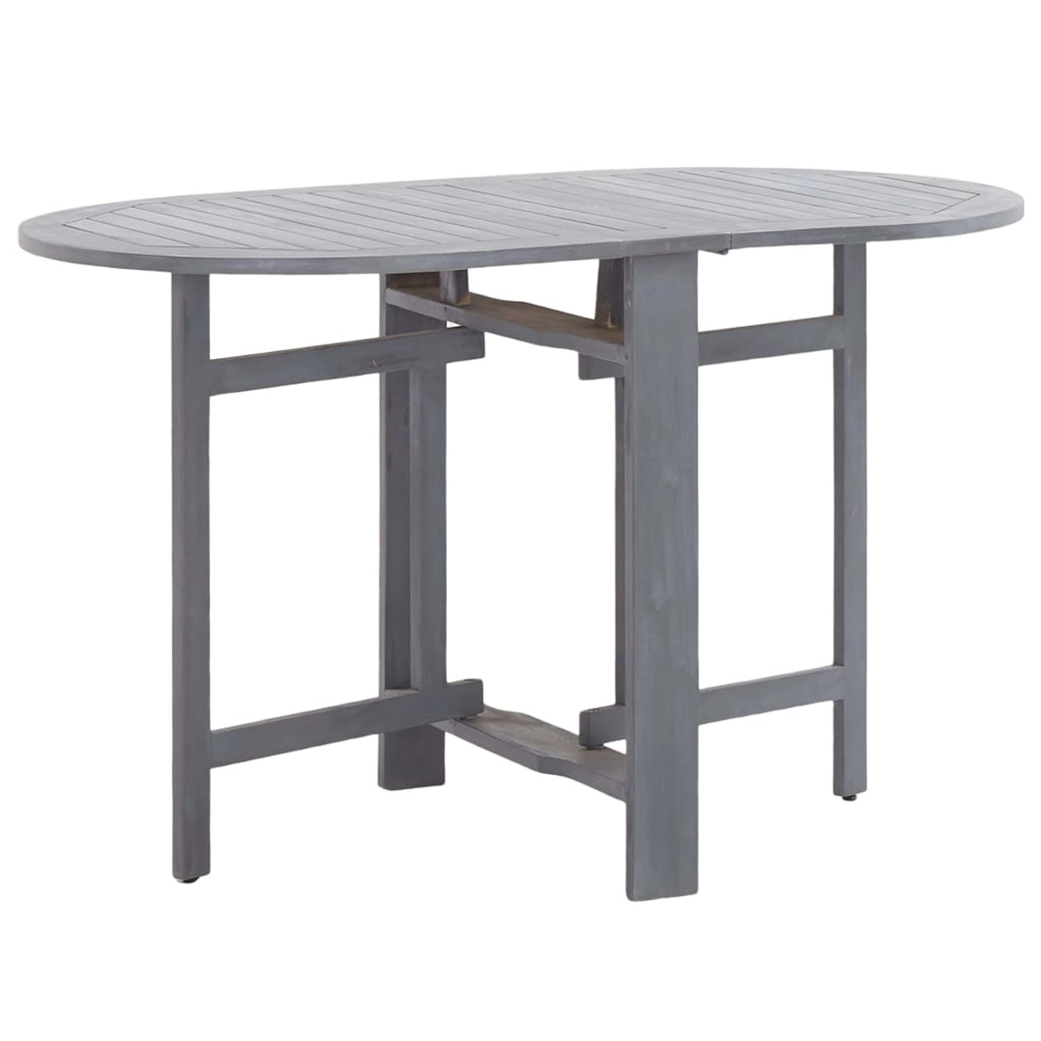 vidaXL Gartentisch Grau 120x70x74 cm Massivholz Akazie 46325 günstig online kaufen