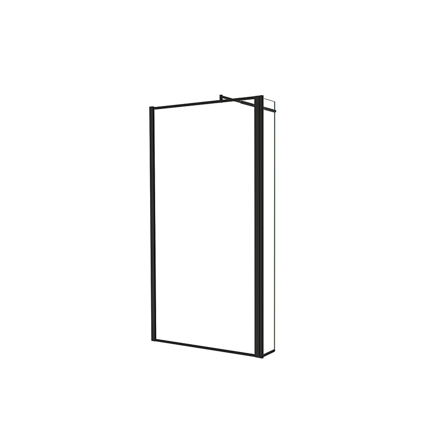 Duschparadies Walk In Dusche 100 x 200cm Mit 30cm Flipper 8mm Nano Glas Sei günstig online kaufen