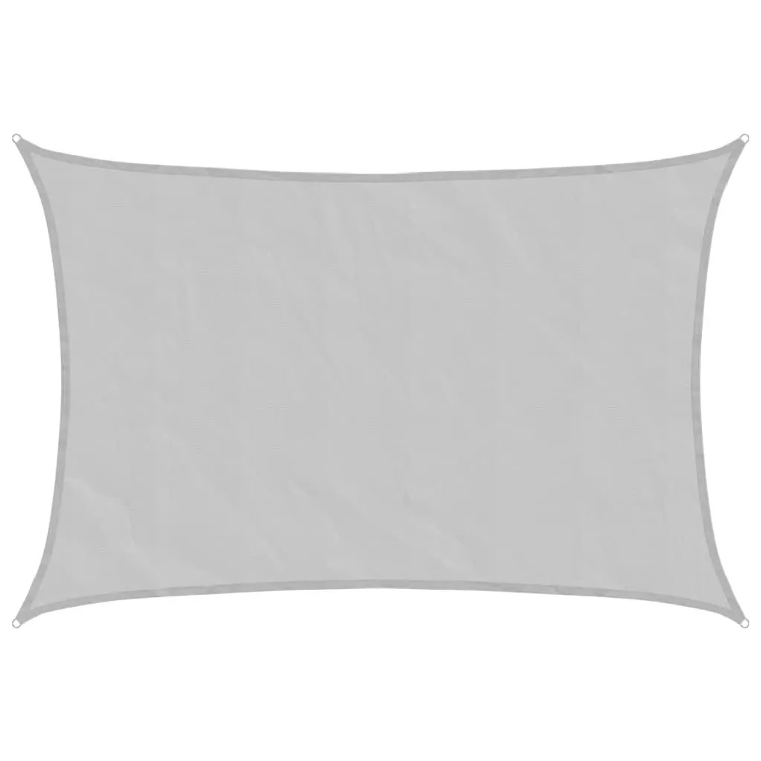 vidaXL Sonnensegel Hellgrau 4,5x3 m 100% Polyester Oxford 4000546
