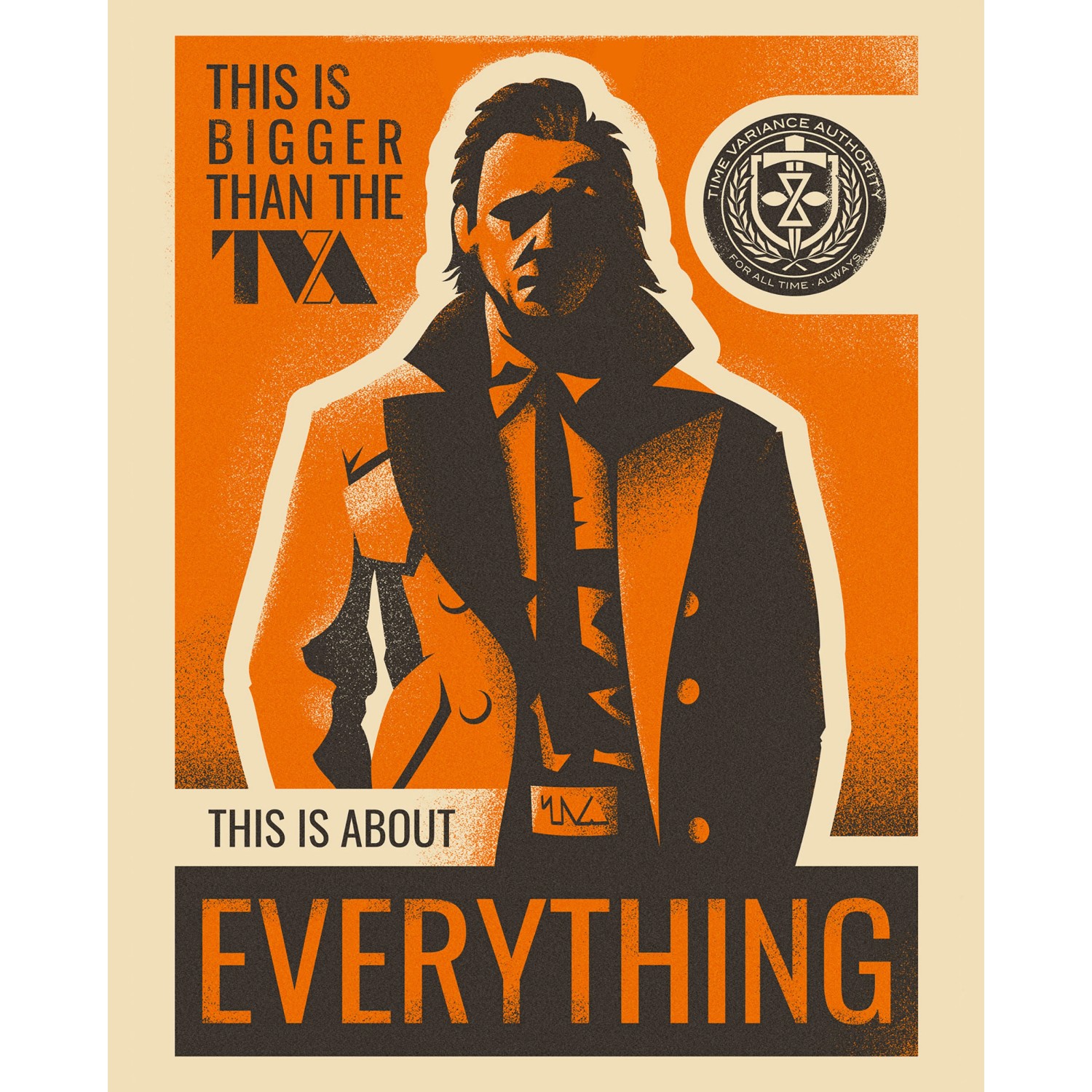 Komar Wandbild Marvel Loki This is About Everything 40 cm x 50 cm Orange günstig online kaufen