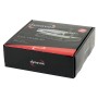 Verpackung des silbernen Dynavox ESA-18 MK BT Verstärkers mit Bluetooth und Karaokefunktion.