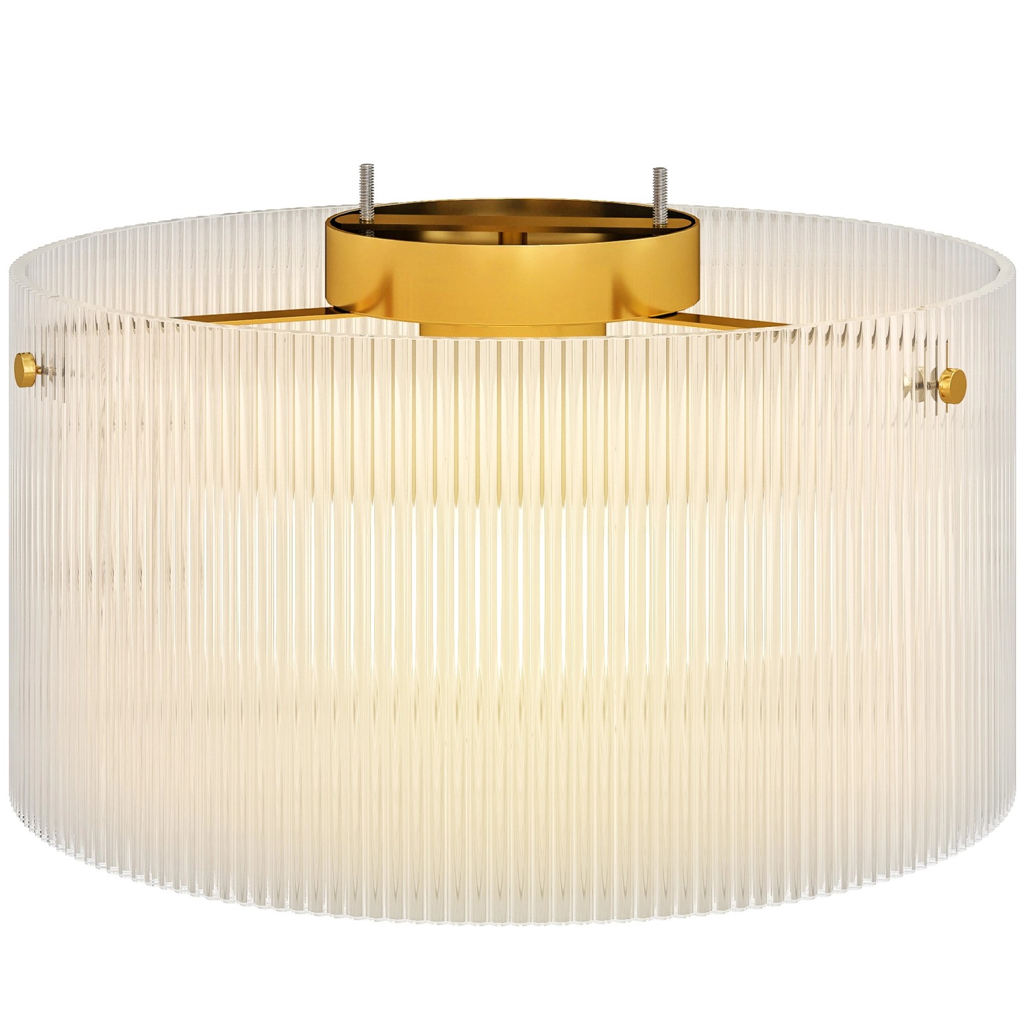 HOMCOM Deckenlampe Deckenleuchte mit E27 Fassung Runde