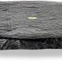 Schwarze EXIT Trampolin Abdeckplane D253cm zum Schutz vor Witterung und Schmutz.