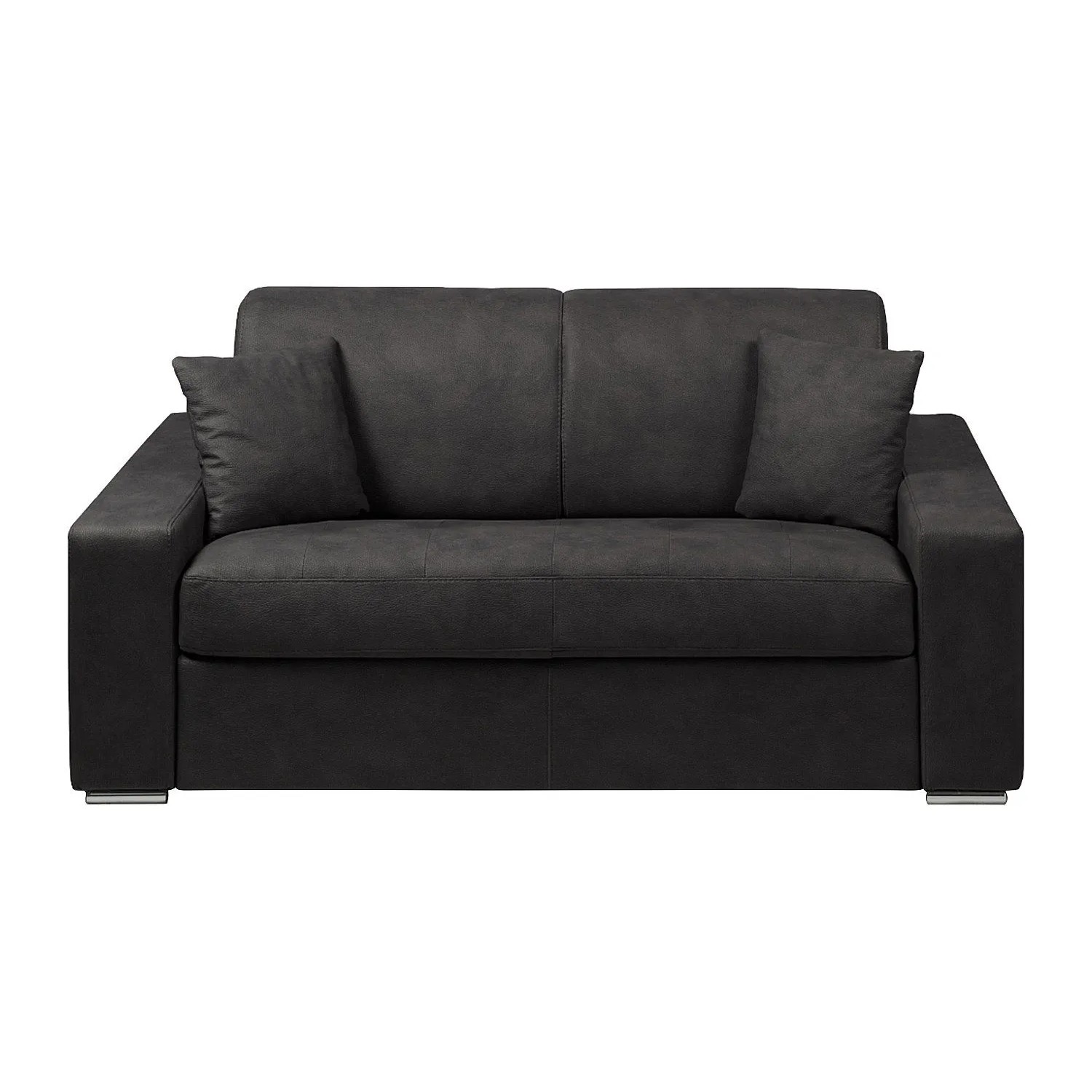 Vente-unique Schlafsofa Emir Anthrazitgrau 184 cm
