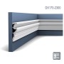 Weißes ORAC DECOR Zierleisten Set DX170-2300 LUXXUS, 8 Türumrandungen, 18,4 m Gesamtlänge.