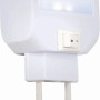 Weißes Globo LED-Nachtlicht Chaser aus Kunststoff mit Schalter, geeignet für Schlafzimmer und Flur.