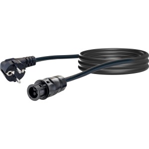 Schwaiger Betteri Anschlusskabel (5m) mit Winkelstecker für Balkonkraftwerke.