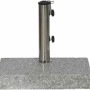 Siena Garden Balkon Schirmständer aus Granit, 25 kg, mit Edelstahlrohr und Fixierschrauben.