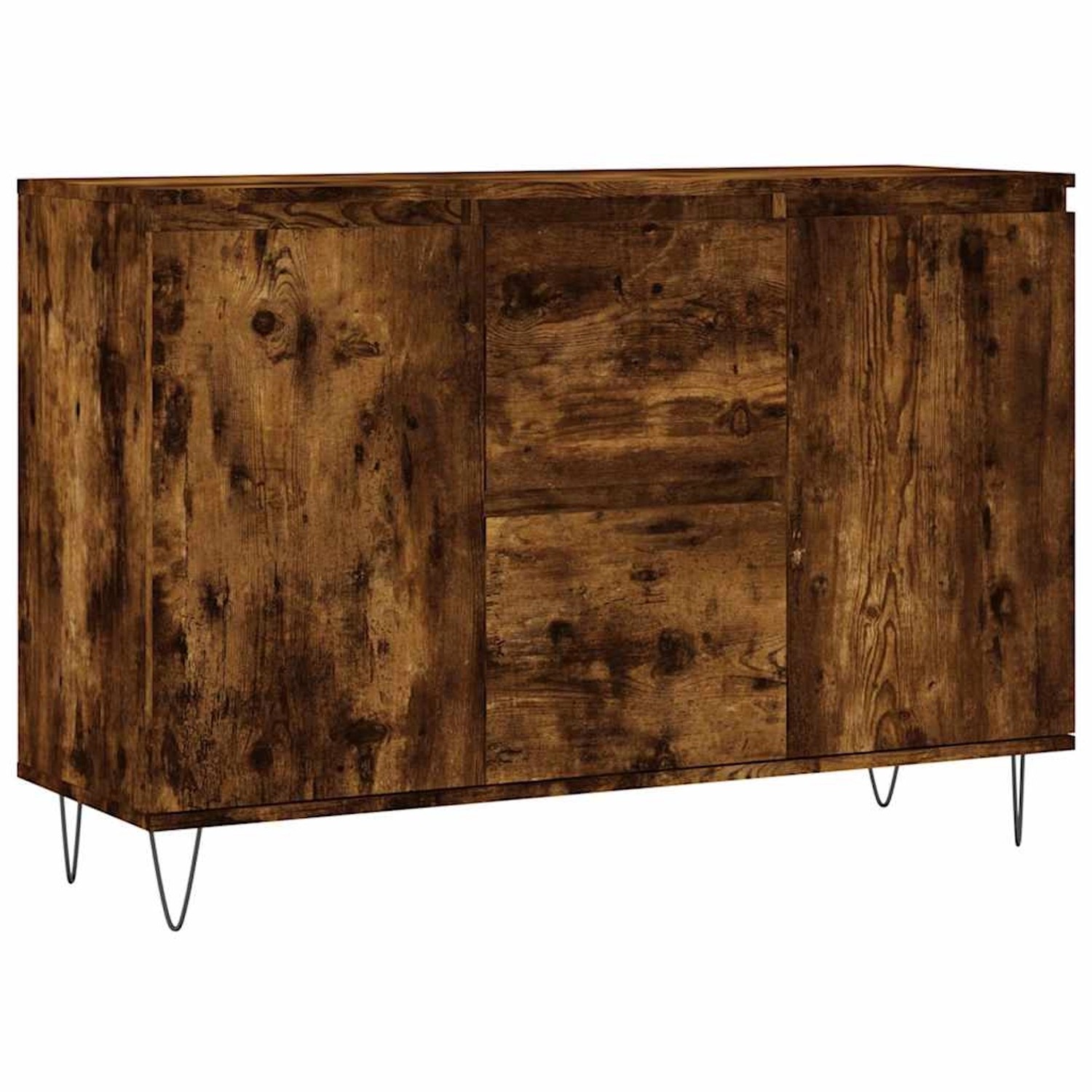 vidaXL Sideboard Räuchereiche 101,5x35x70 cm Holzwerkstoff 827209 günstig online kaufen