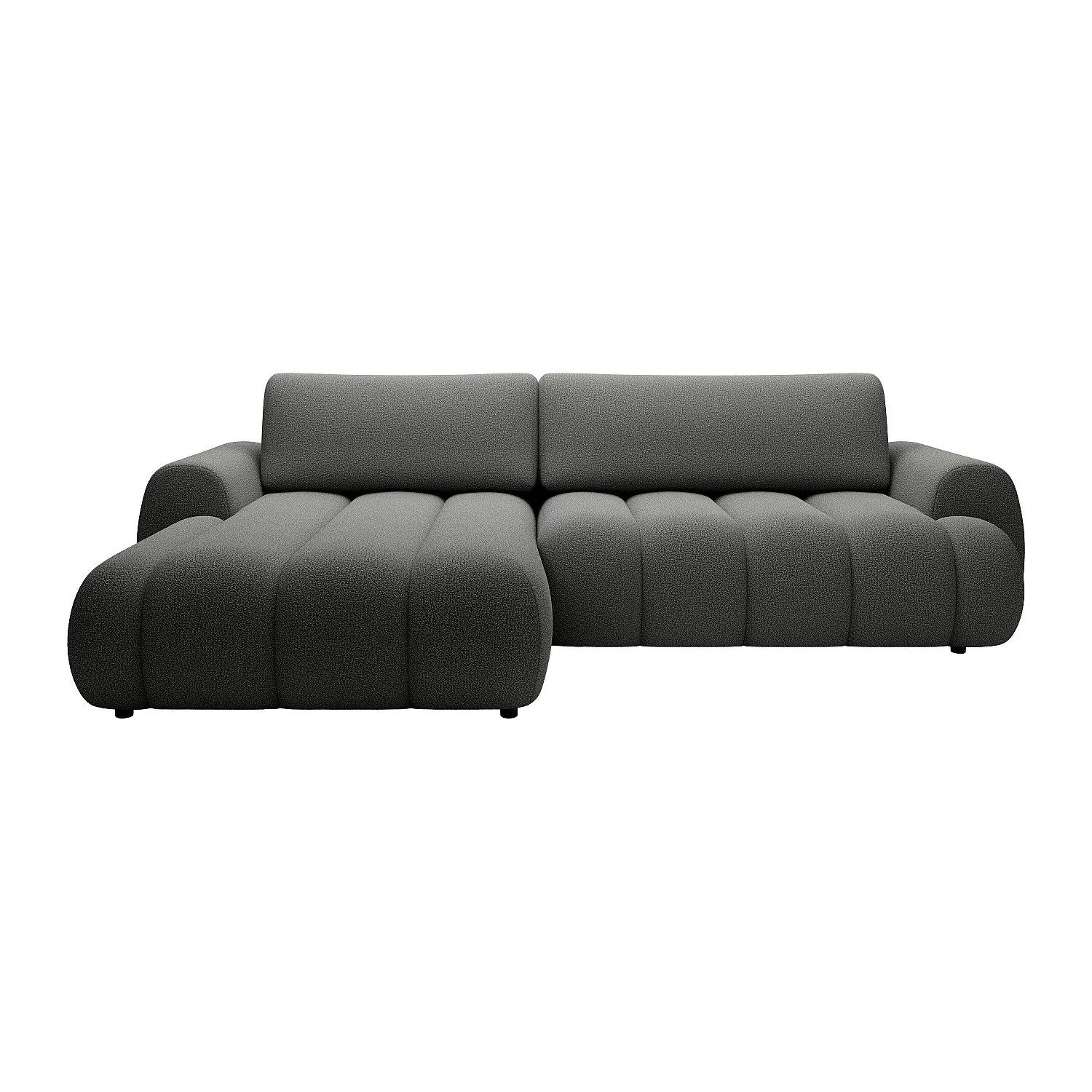 Vente-unique Schlafsofa Fridora Grau 272 cm
