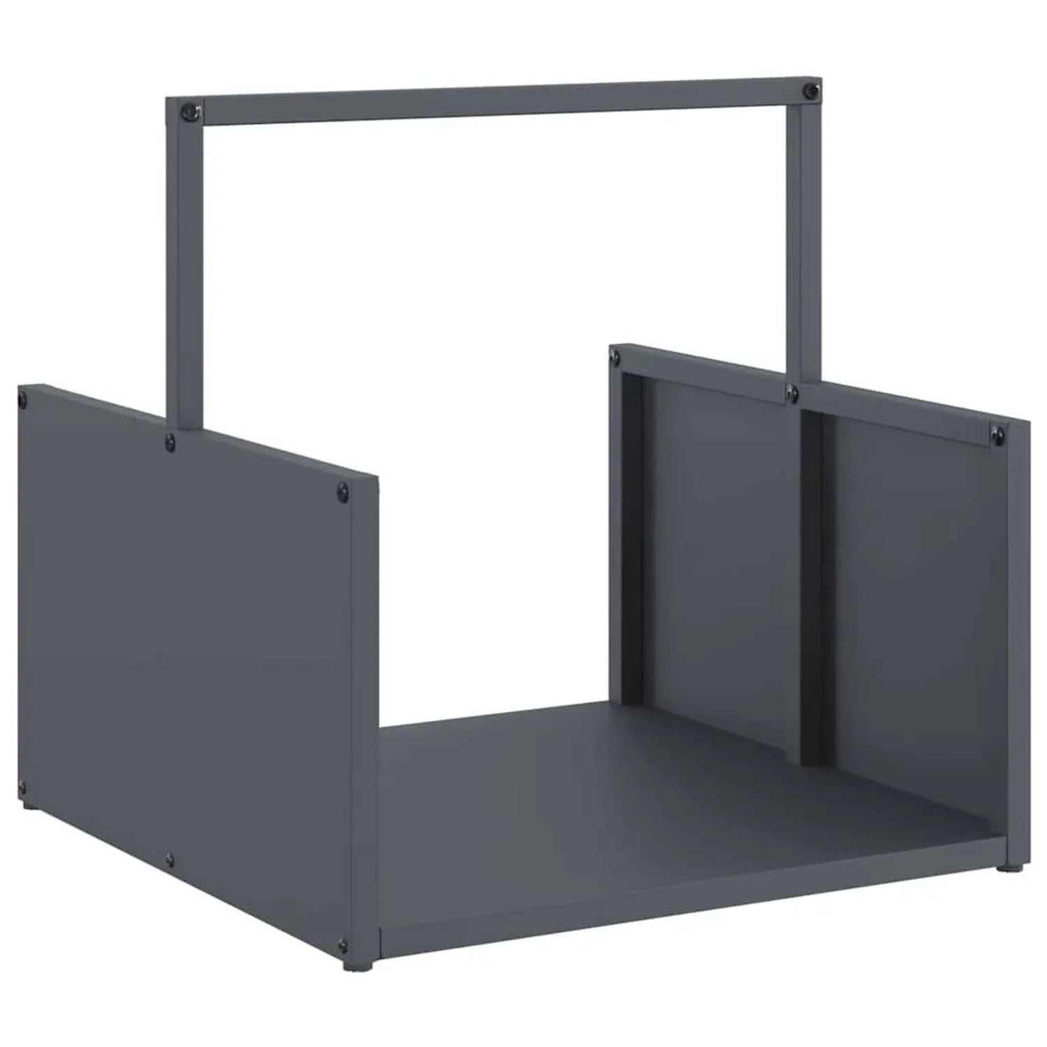 vidaXL Brennholzregal Anthrazit 40x40x40 cm Kaltgewalzter Stahl 864273