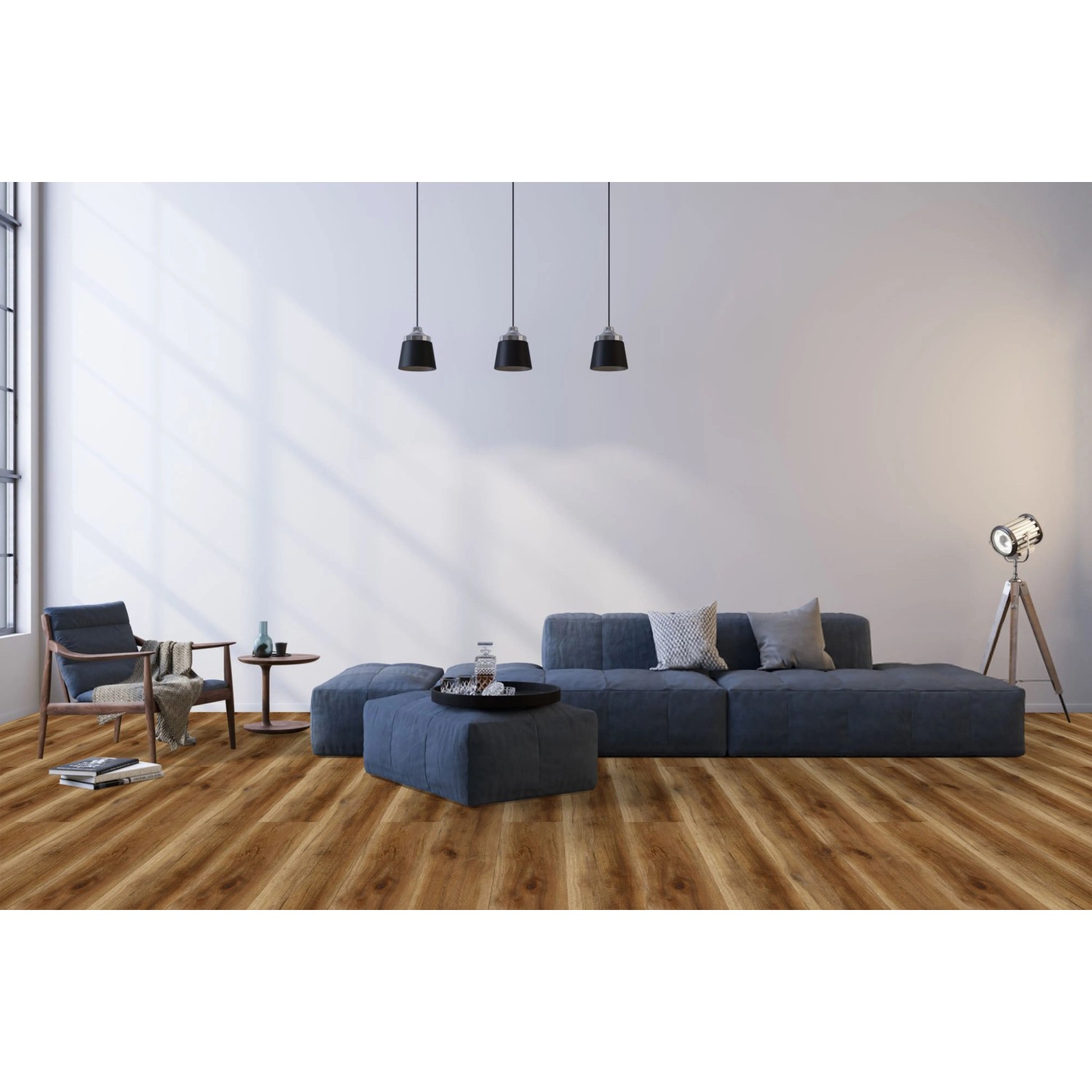 World of SPC Vinyl Osaka Hickory Eiche Klickdiele