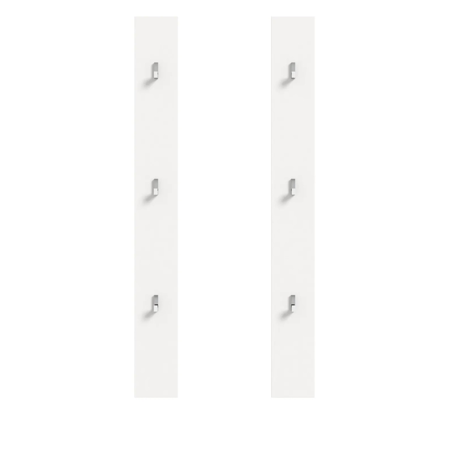 Inn.Furn Garderobenpaneel Set in Weiß 115 cm SystemX_6