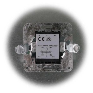 ChiliTec DELPHI Kreuzschalter 250V 10A UP Weiß Schalter