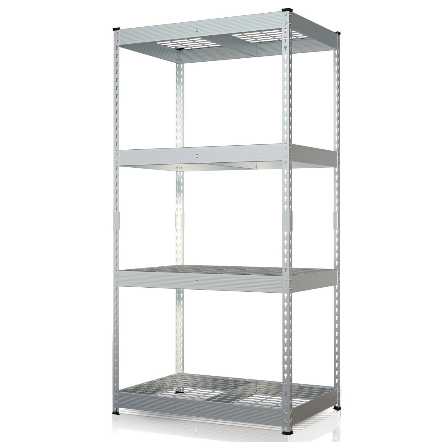 Floordirekt Schwerlastregal Yukon Rivet 4 Böden Verzinkt 180 x 90 x 60 cm günstig online kaufen