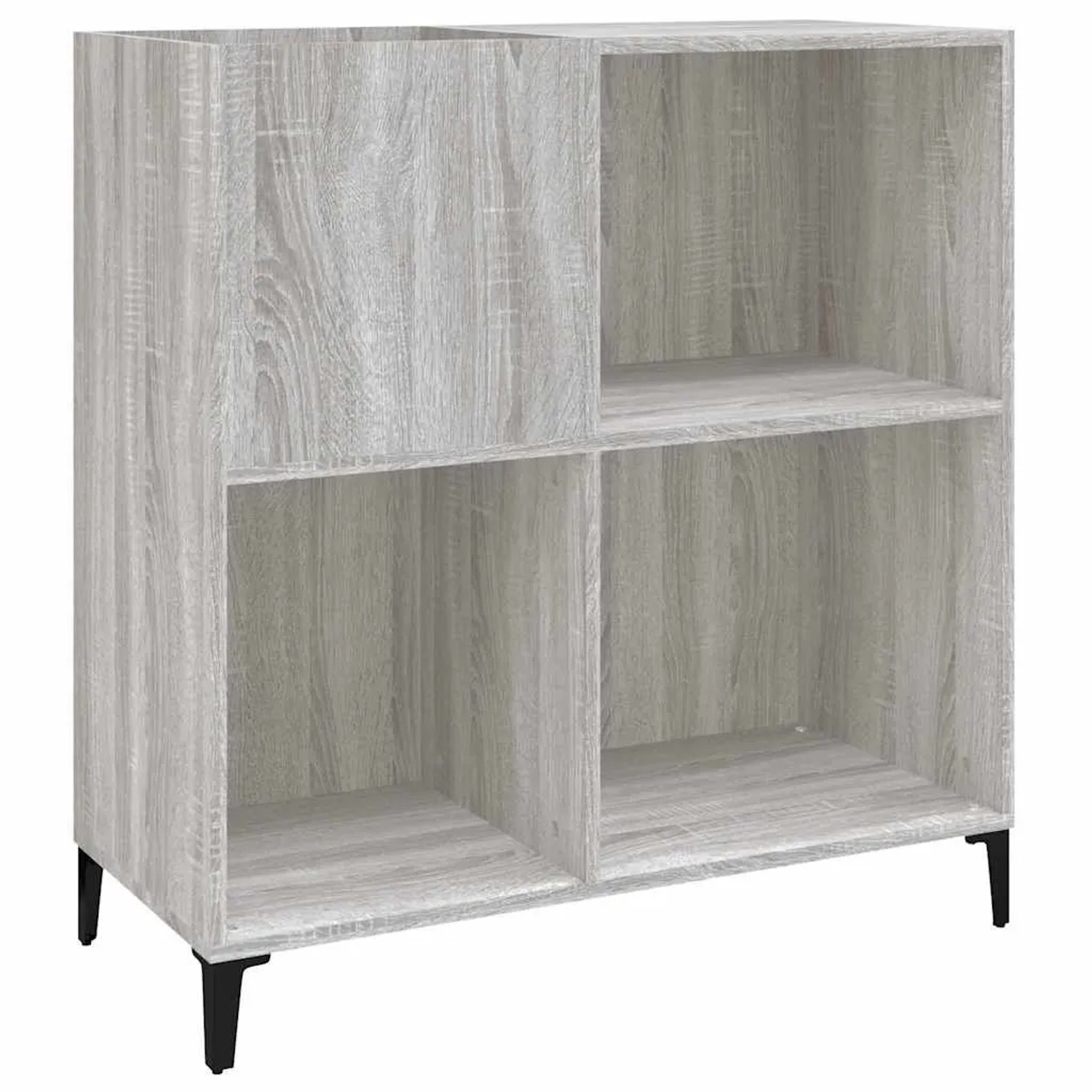 vidaXL Plattenschrank Grau Sonoma 84,5x38x89 cm Holzwerkstoff 832003