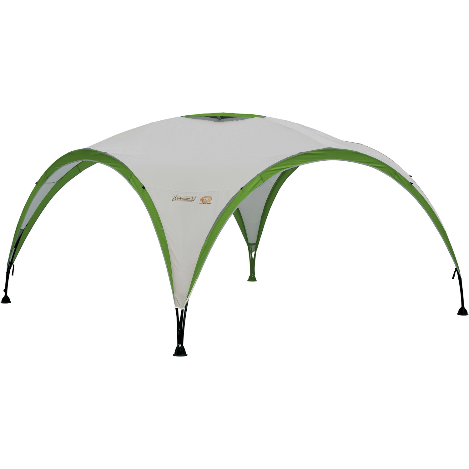 Coleman Pavillon Pro L 365 cm x 365 cm x 218 cm Hellgrau/Grün günstig online kaufen