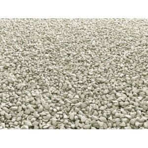 Ziersplitt Yellow Sun, hellbeige Kalkstein, 8-16 mm, für Gartenwege und Steingärten.