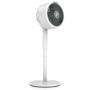 Weißer Shark FlexBreeze Ventilator, tragbar und vielseitig als Stand- oder Tischventilator.