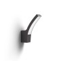 Anthrazitfarbene Philips LED Aussenwandleuchte Splay mit Bewegungsmelder.