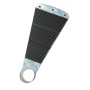 Detailaufnahme einer Stufe der Dolle Außenspindeltreppe Gardenspin mit TRIMAX-Belag.