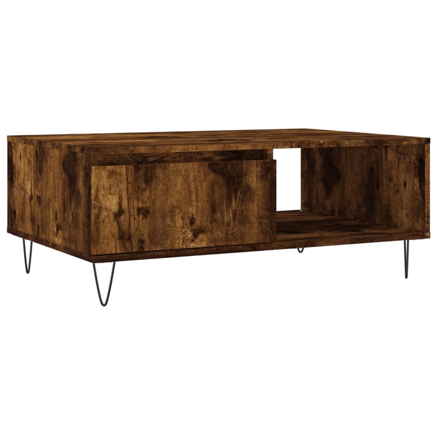 vidaXL Couchtisch Räuchereiche 90x60x35 cm Holzwerkstoff 827065 günstig online kaufen