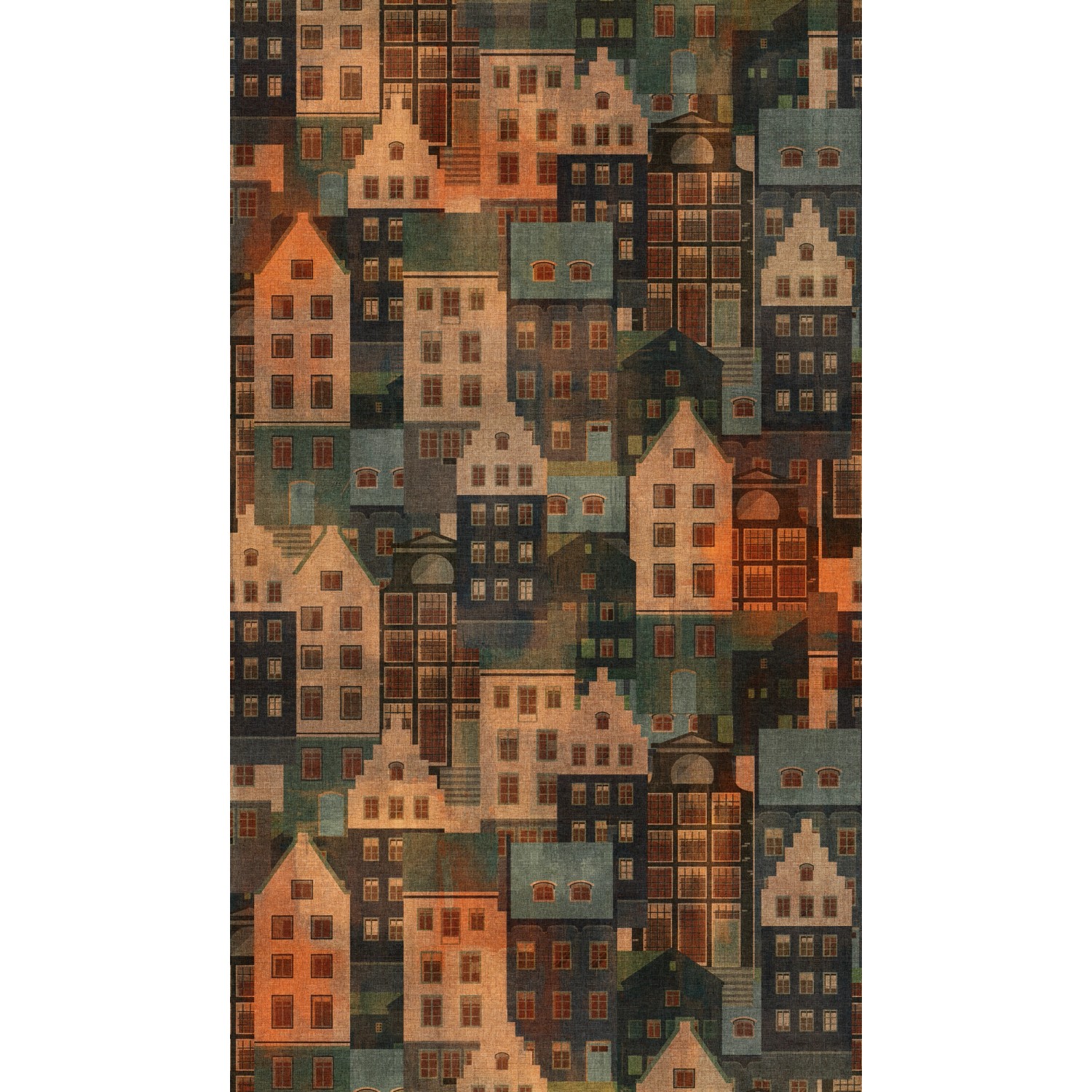 A.S. Creation Fototapete Gebäude 1,59 m x 2,8 m Blau-Braun FSC® günstig online kaufen