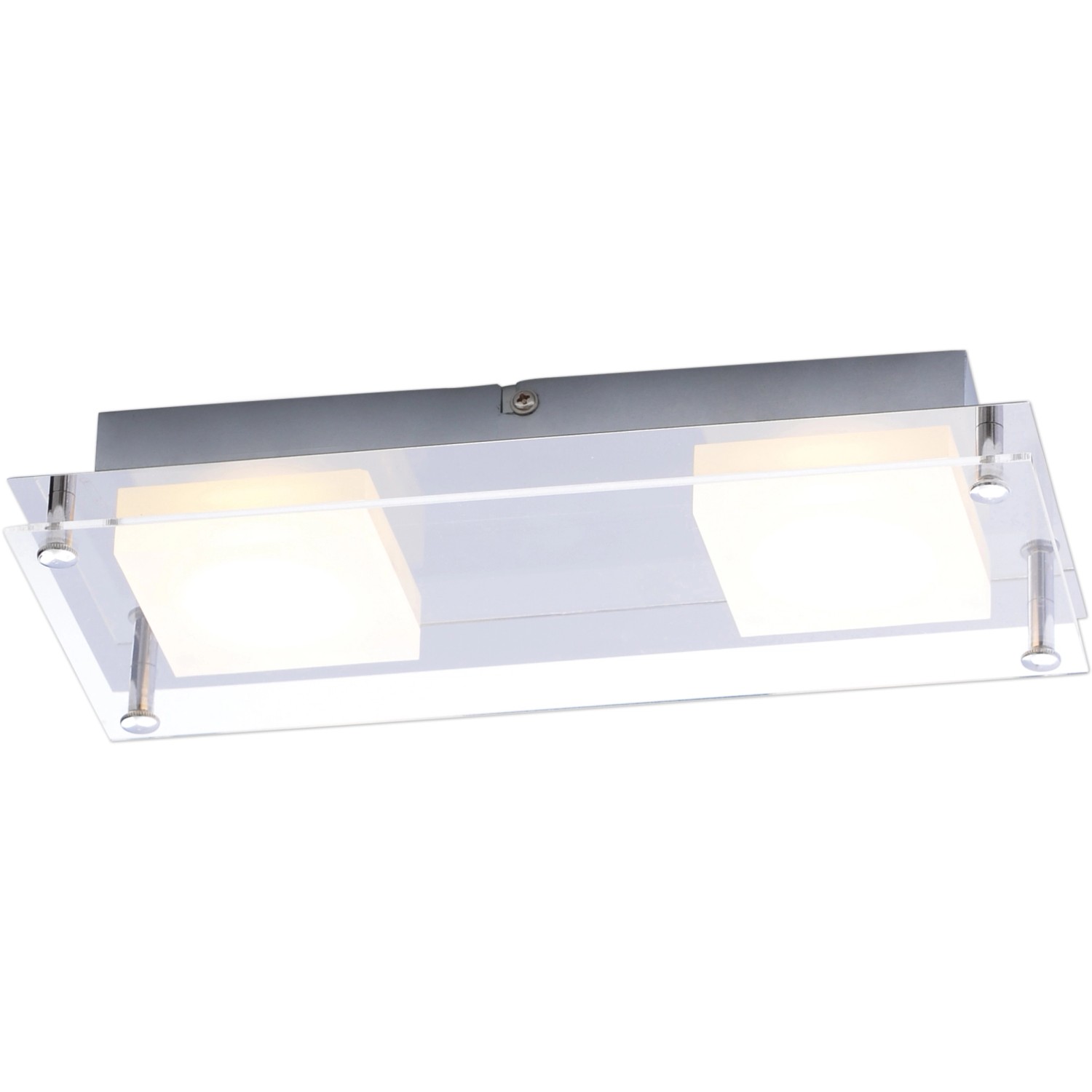 Näve LED-Wandleuchte Edingburgh 2-flammig Chrom