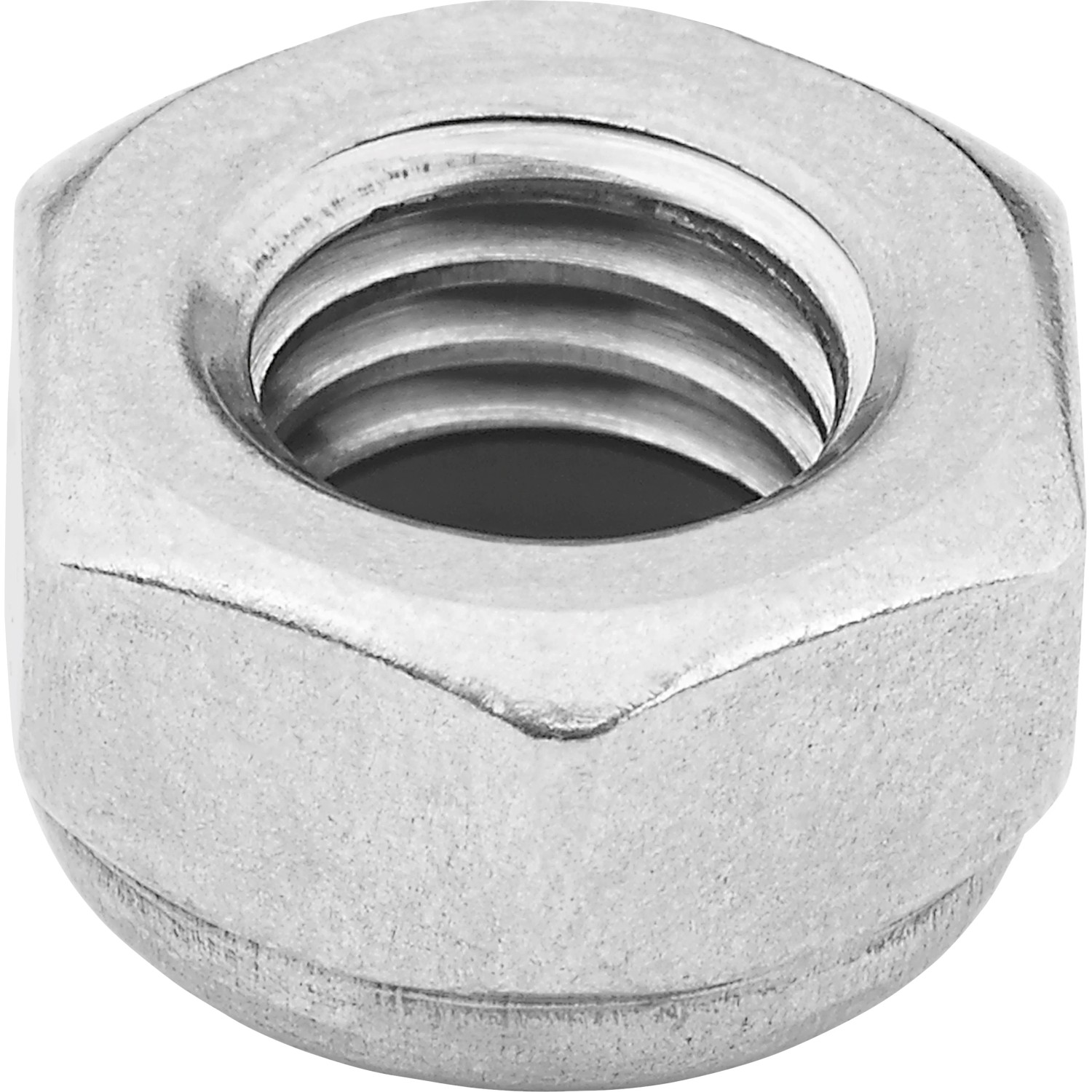 Sicherungsmutter M10 x 17 mm Außensechskant Edelstahl A2 50 Stück