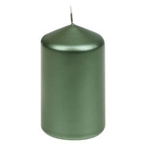 Steinhart Stumpenkerze Edelglanz in Schilf, Ø 5,7x10 cm, glänzend, für stilvolle Dekoration.