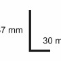 Sarei Winkelprofil 137/30 HG3, Aluminiumprofil für Dachbleche und Bastelarbeiten.