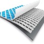 Detailaufnahme der Poolfolie des Intex Frame Pool Ultra Rondo XTR, die die verschiedenen Schichten zeigt.