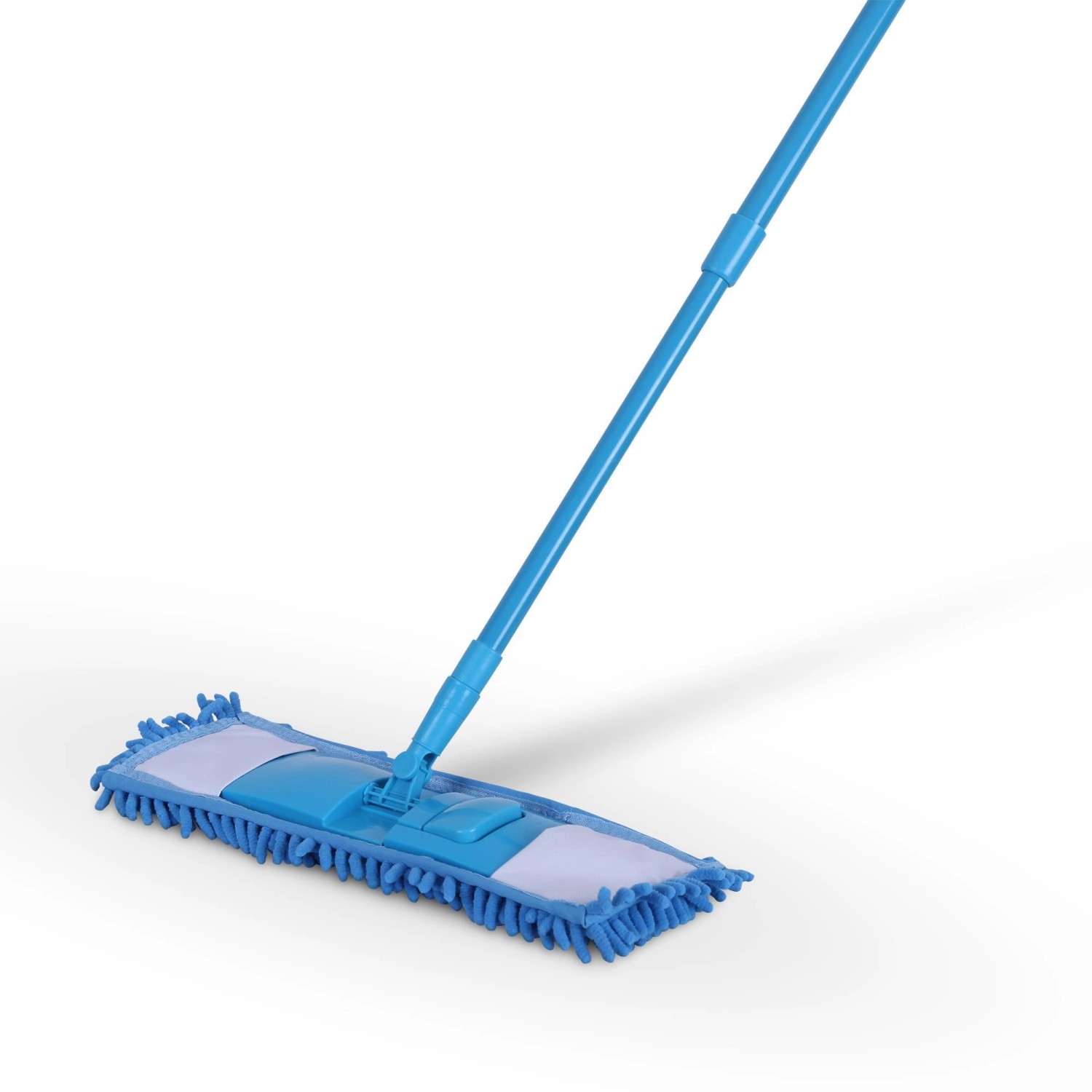 Bestlivings Bodenwischer Set Chenille Blau Inkl. 4 Ersatzbezüge Blau