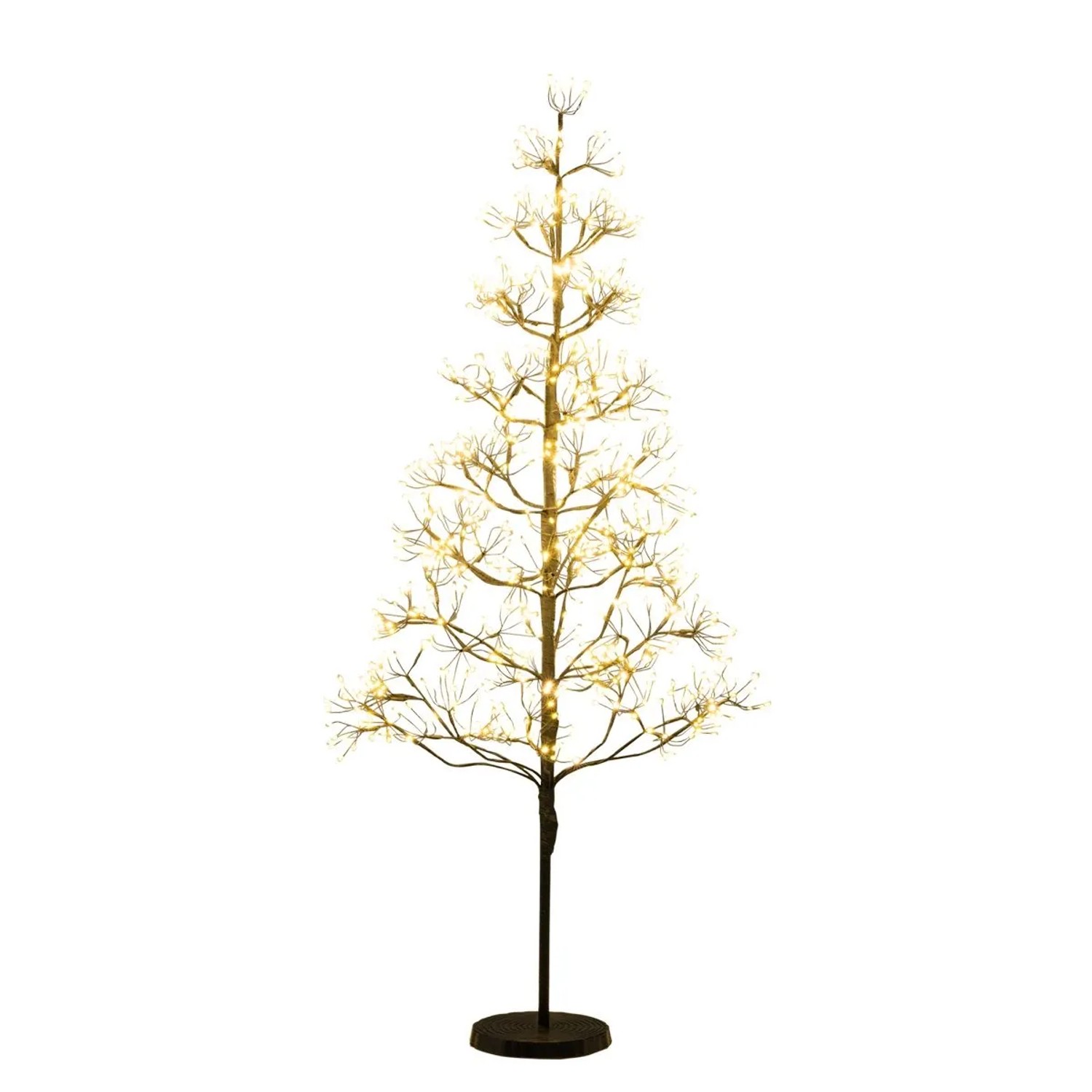 Costway Led Lichterbaum Birkenbaum mit Warmweißen Led-Leuchten 120 cm