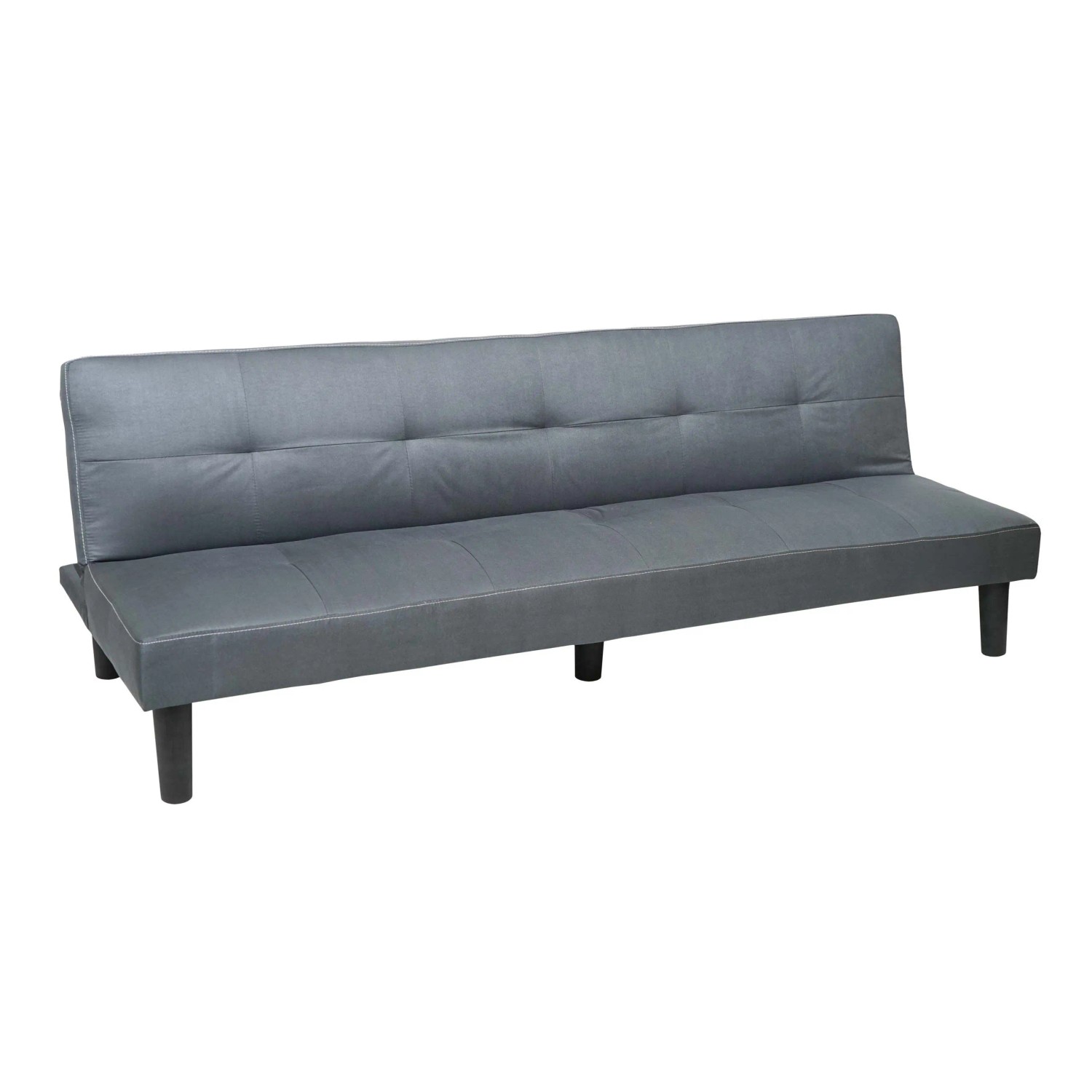 MCW 3er-Sofa G11 Schlaffunktion 195cm Stoff/Textil Grau