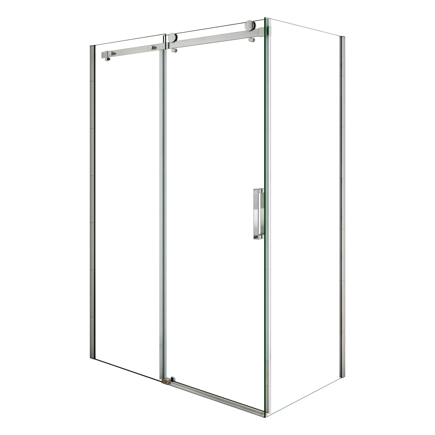 AICA Duschkabine Duschtür 110x100x195cm Schiebetür Eckdusche 8mm ESG-NANO G günstig online kaufen