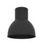 Schwarzer Eglo Lampenschirm Capoliveri-E aus Metall, Ø 17,5 cm, für Design-Tischlampen.