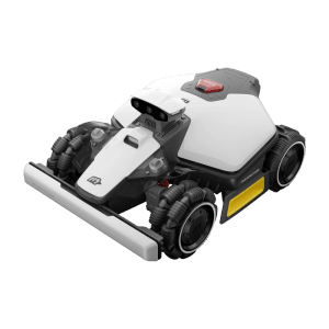 Weißer Mammotion Mähroboter Luba Mini 2 AWD für Rasenflächen bis 1.000 m².