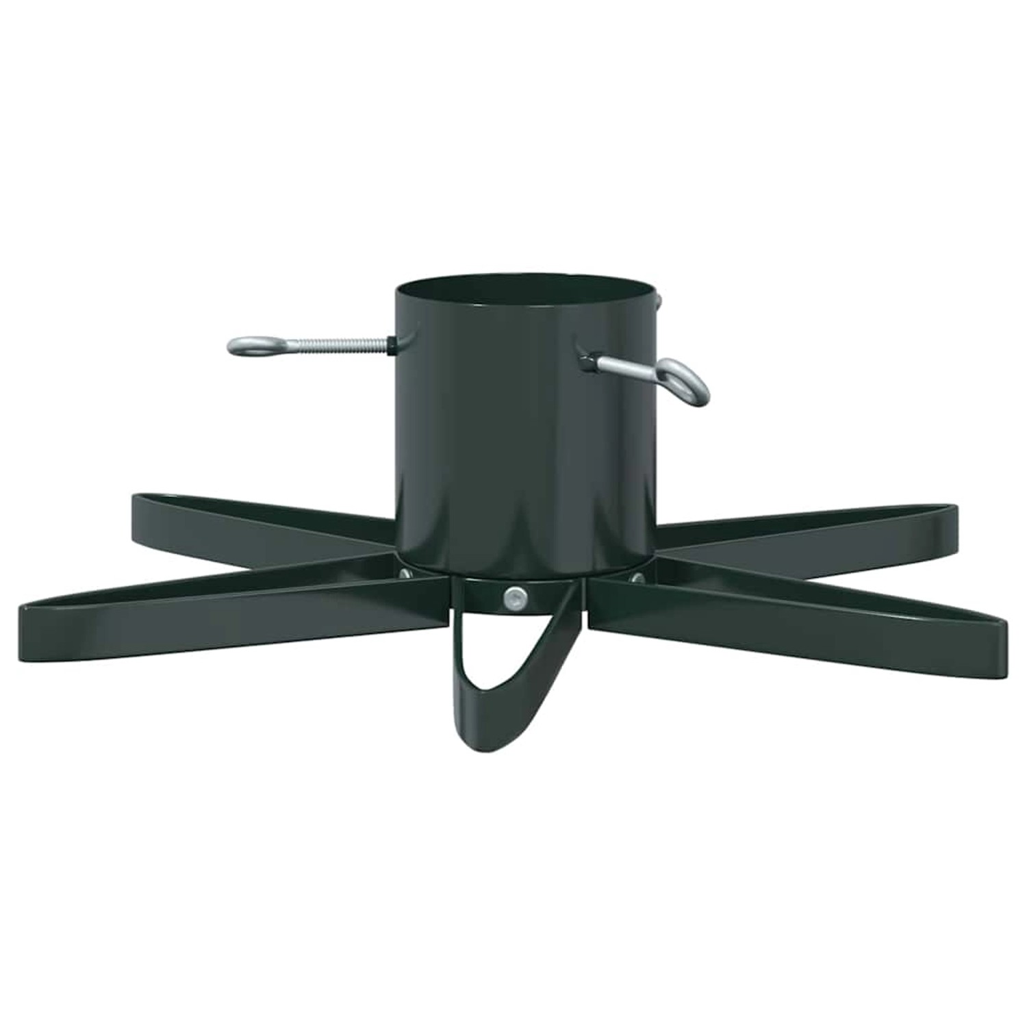 vidaXL Weihnachtsbaumständer Grün 49 x 49 x 15,5 cm Stahl 42019198