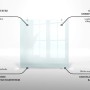 Tulup Küchenrückwand Glas Transparent Küchenrückwand Glas Klar 60x60 cm Küchen Spritzschutz aus Glas Klar_3